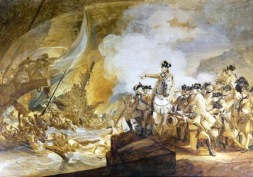 O Cerco e Socorro de Gibraltar, 14 de setembro de 1782, c.1783